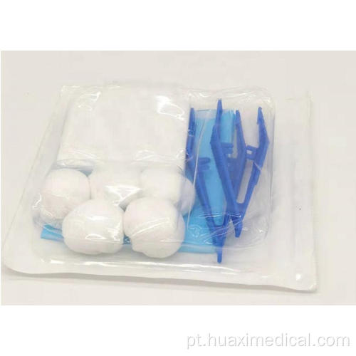 Kit descartável de instrumentos para exame odontológico cirúrgico oral